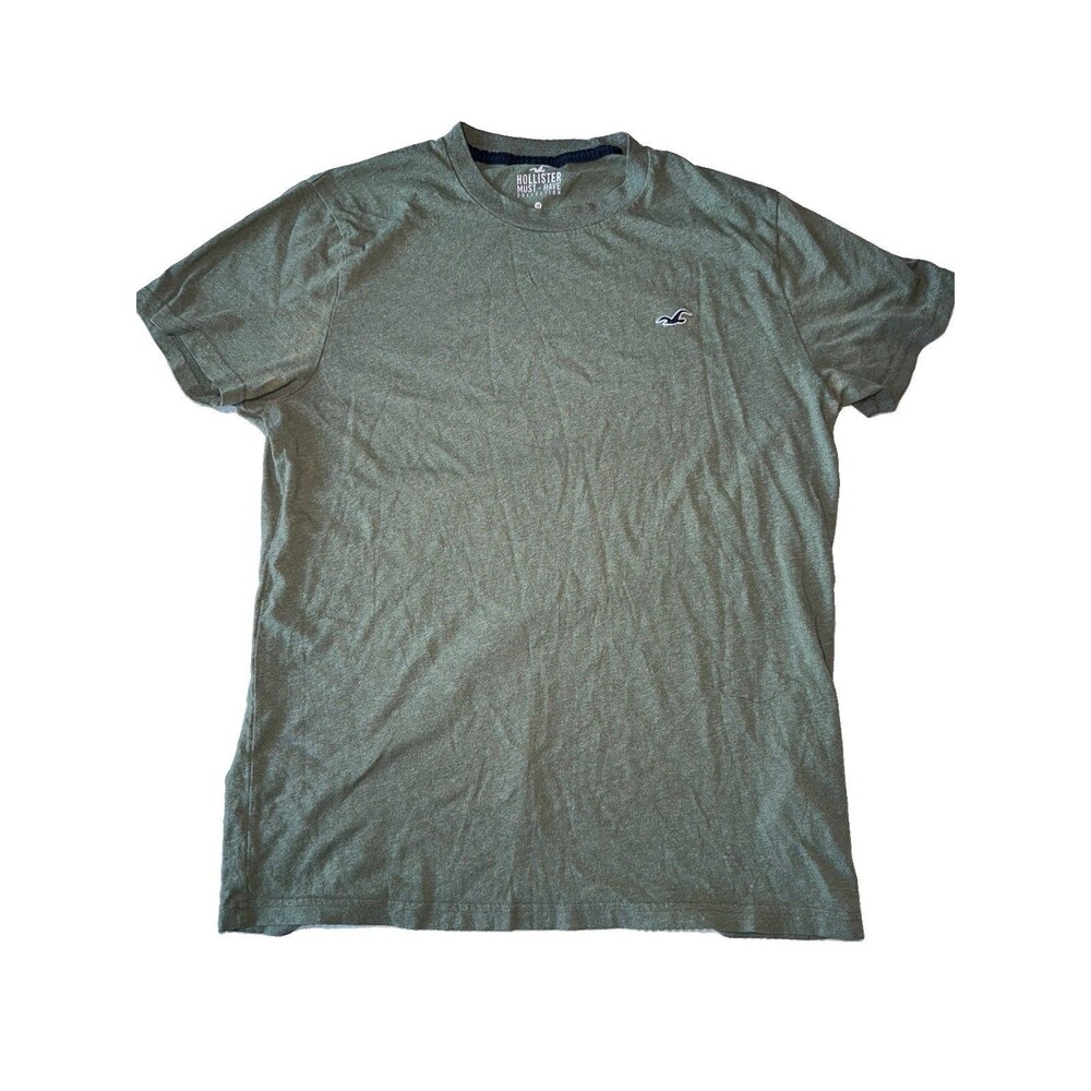 Hollister Men’s Short Sleeve Green T-Shirt Adult size medium